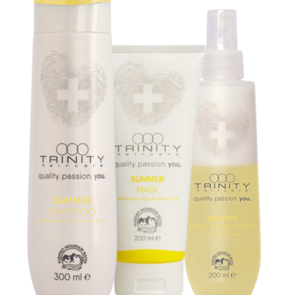 Trinity summer rinkinys ( šampūnas , kaukė + purškiamas kondicionierius)