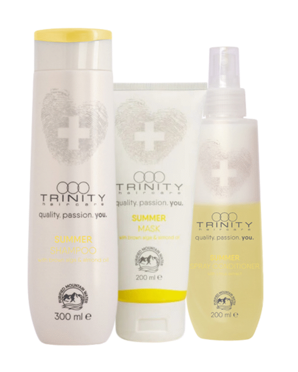 Trinity summer rinkinys ( šampūnas , kaukė + purškiamas kondicionierius)