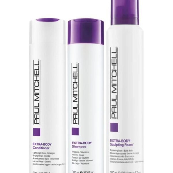 Paul Mitchell Extra Body rinkinys (šampūnas ,kondicionierius  + putos)