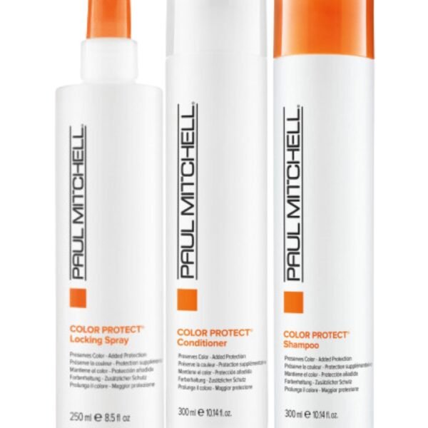 Paul Mitchell Color protect rinkinys ( šampūnas, kondicionierius + spalvą saugantis losjonas)
