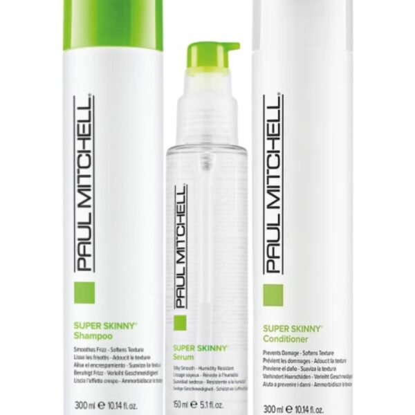 Paull Mitchell Super Skinny rinkinys ( šampūnas , kondicionierius + aliejukas)