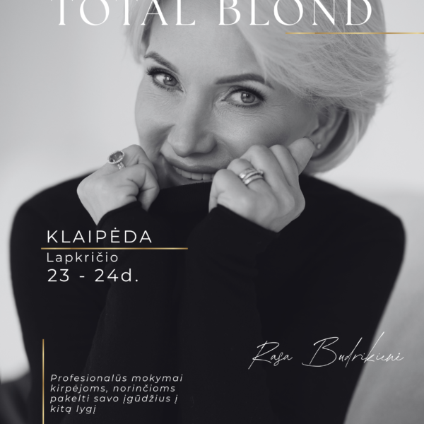 Total Blond mokymai