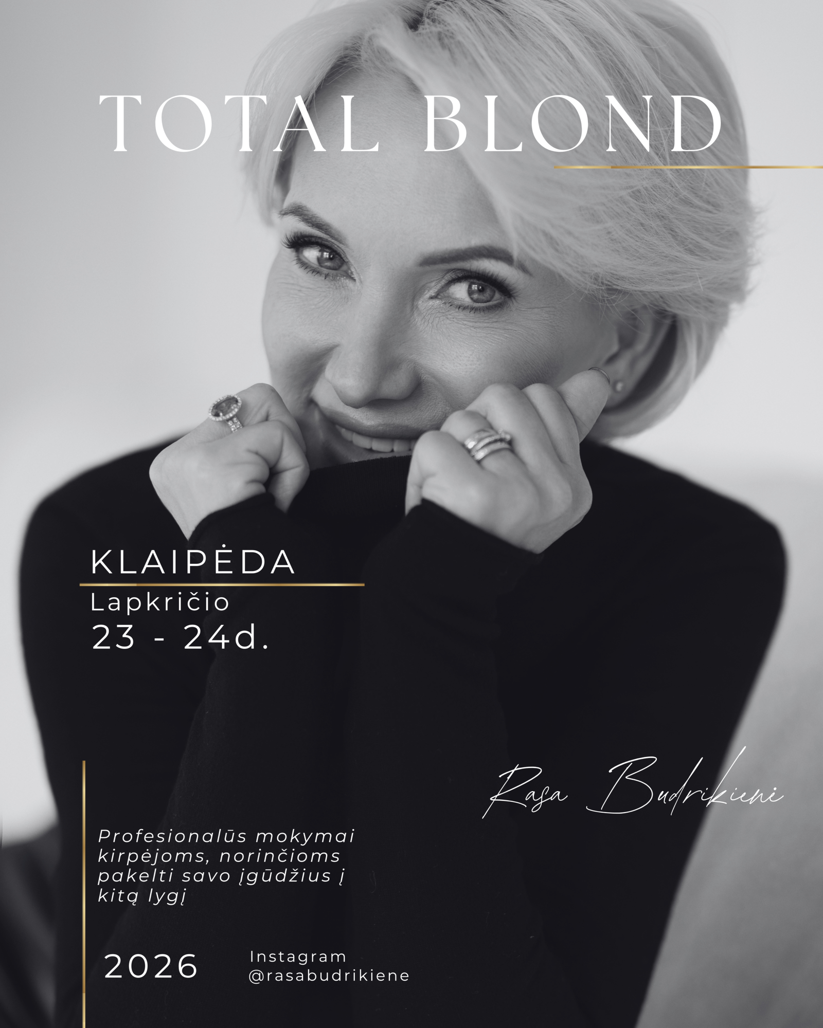 Total Blond mokymai