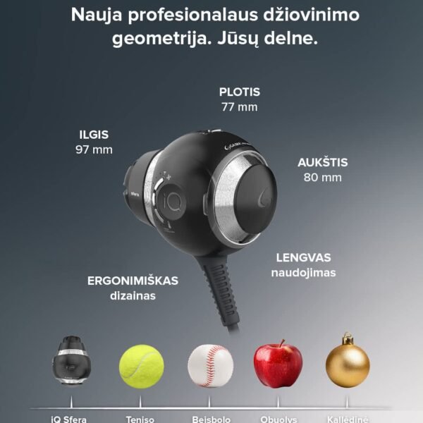 GA.MA iQ Sfera plaukų džiovintuvas