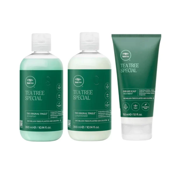 TEA TREE SPECIAL rinkinys (šampūnas, kondicionierius ir galvos odos kaukė)