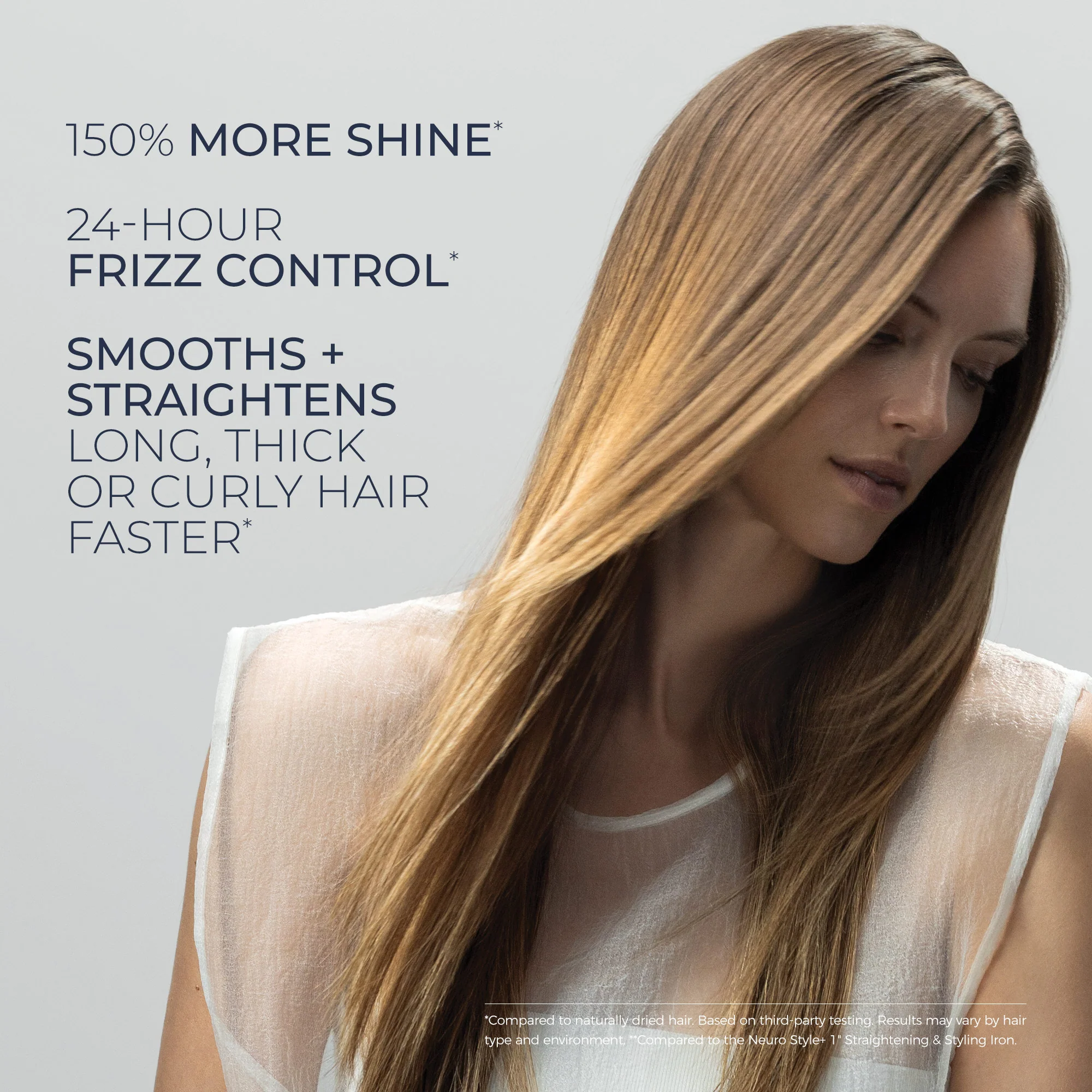 PM neuro smooth + 1.75 plaukų tiesinimo žnyplės - Image 2