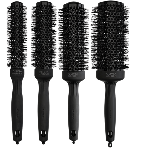 OLIVIA GARDEN EXPERT BLOWOUT SPEED BLACK plaukų šepetčiai