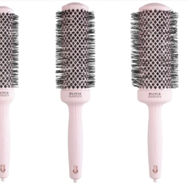 OLIVIA GARDEN BLOWOUT SHINE EXPERT PINK plaukų šepečiai