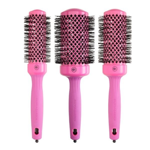 OLIVIA GARDEN BLOWOUT SHINE EXPERT PINK plaukų šepečiai